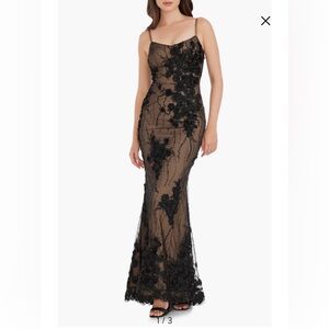 Dress the Population Giovanna Floral Sequin Mermaid Gown